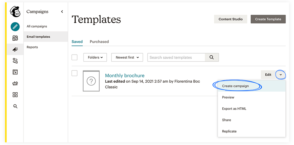 How to send a flipbook email through Mailchimp