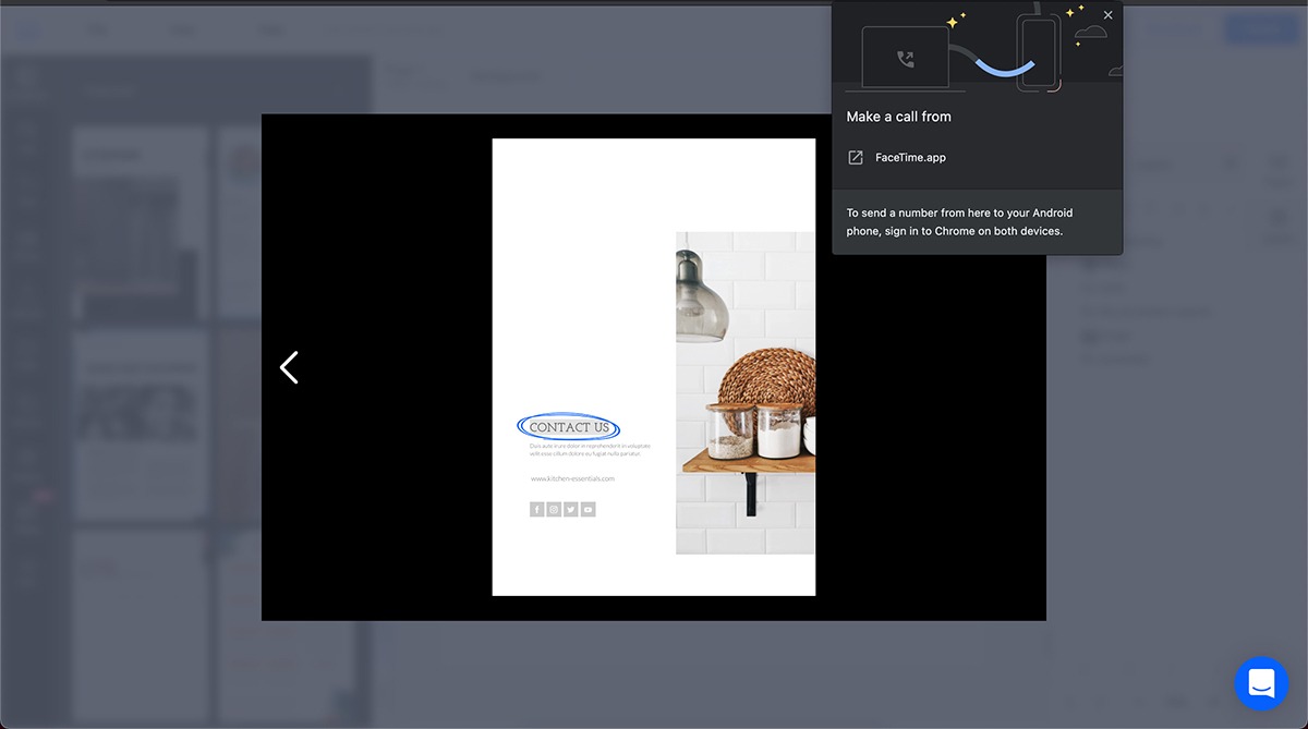setting the self option in Flipsnack