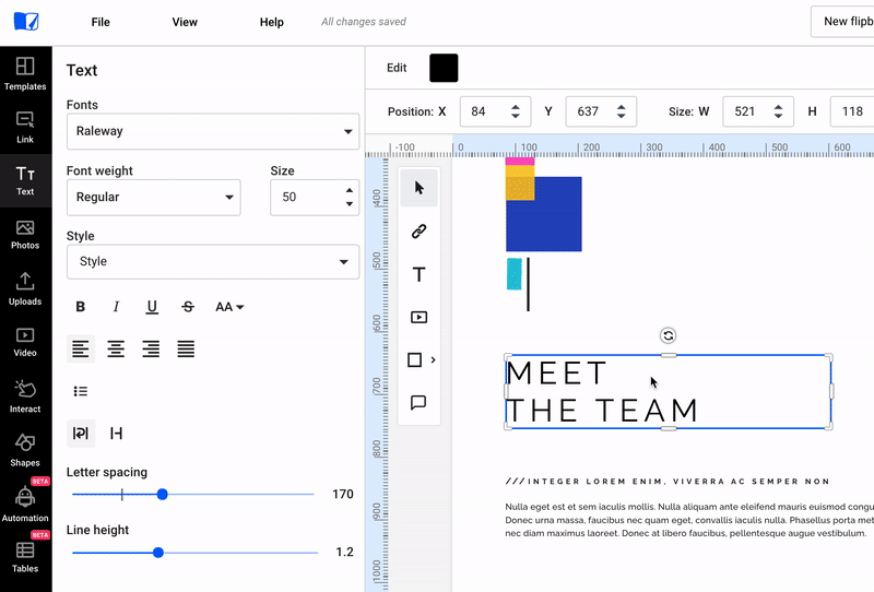 Adding text color in Design Studio