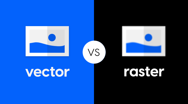 the difference between raster and vector in PDF