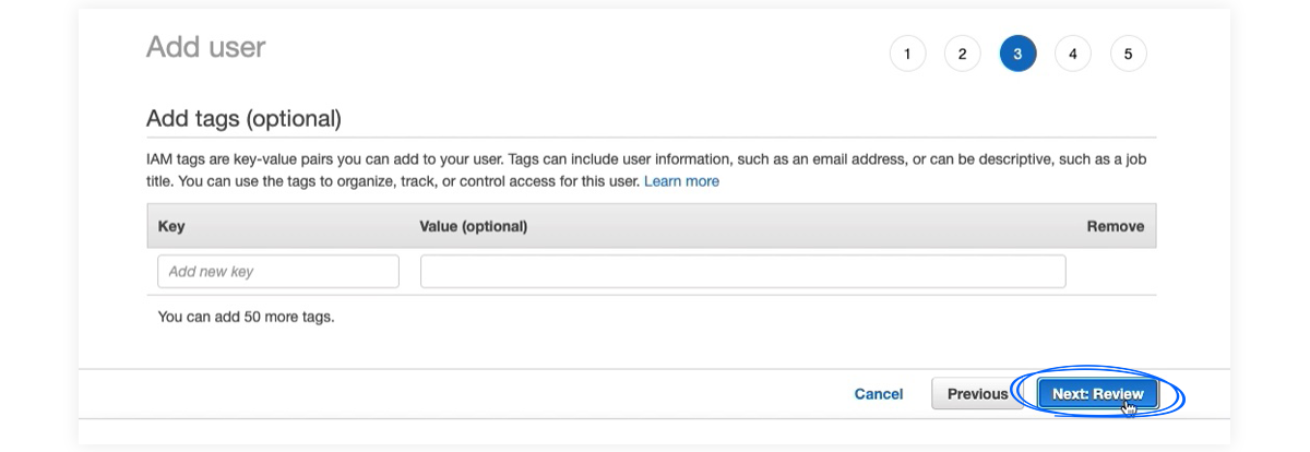 Add tags in Amazon SES