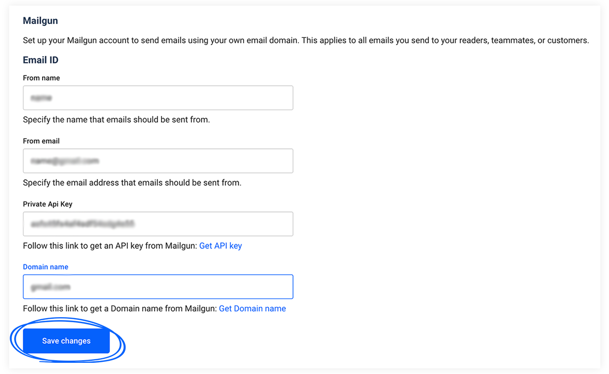 Save changes in Flipsnack